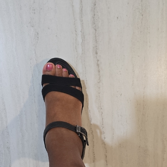 CROCS Women's Black Heeled Sandals - Picture 6 of 6